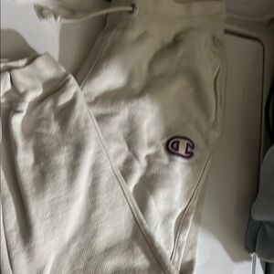 Champion Cream Sweatpants